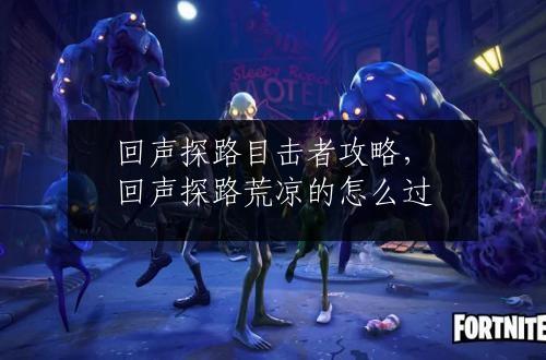 回声探路目击者攻略，回声探路荒凉的怎么过