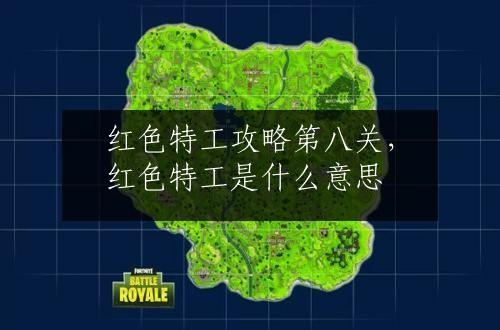 红色特工攻略第八关，红色特工是什么意思